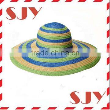 Summer Large Brimmed Sraw Hat Wholesale Kids Floppy Hat