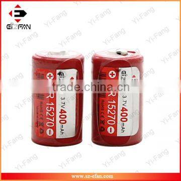 EFAN IMR 15270 400mAh 3.7v Lithium Battery Button Top photo-2