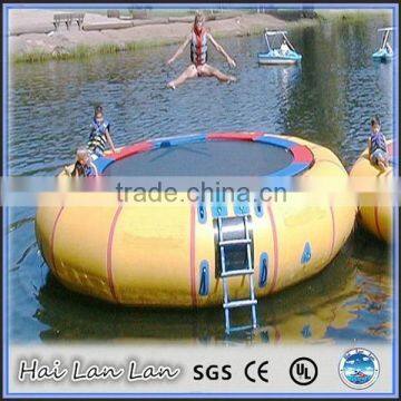 2015 Hot Sale Steel Frame Inflatable Water Trampoline for Kids