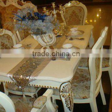 high quality dining room set /oak wooden dining table design