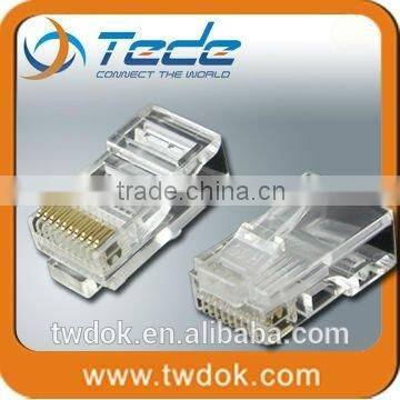 "TEDE telephone modular plug,rj11 connector,cat3 6p4c