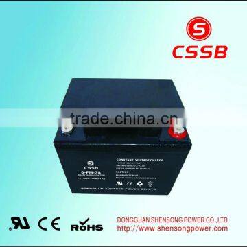 12V38AH valve regulated lead acid battery