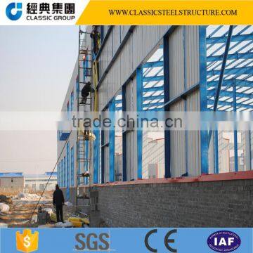 light steel construction design prefabricated workshop large span steel structure warehouse