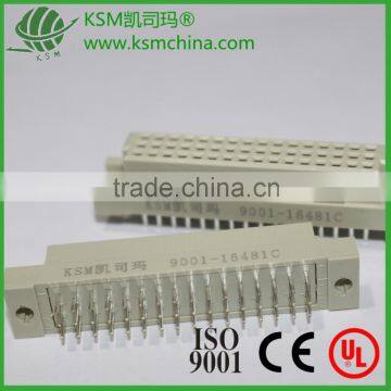 Eurocard connector female v/t 3 row 48 pin