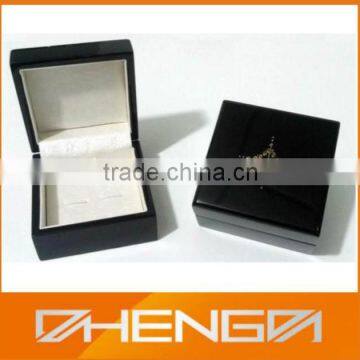 High quality customized made-in-china wooden black cufflink box (ZDS-SE056)