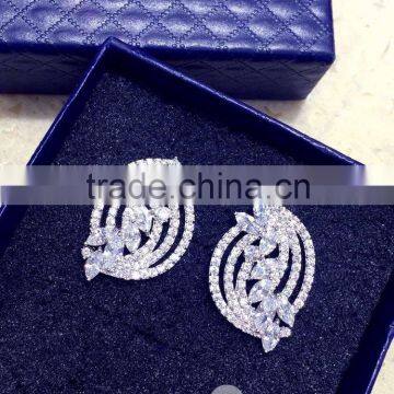 New style earring Cubic zirconia jewelry wedding stud earring