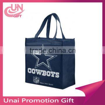 NFL Dallas Cowboys Printed Non-Woven Polypropylene Reusable Grocery Tote Bag