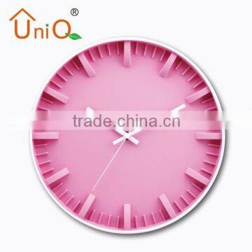 Women office promotional 3d wall clock