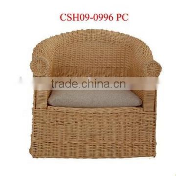 willow/wicker sofa