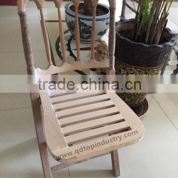 Slat Seat Folding Chateau Chair