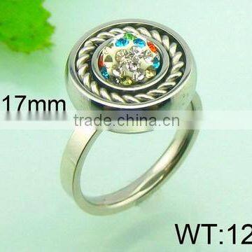 Zircon Element Rings Crystal Rings Fashion Coloured Stones Ring