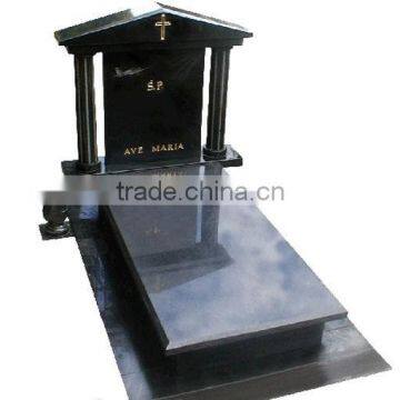 G684 chinese black granite stone monument headstone tombstone slabs