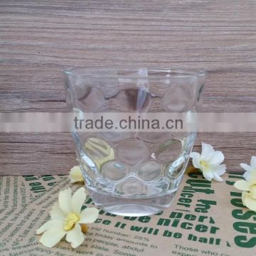 160ml drinking glass cup with rain points