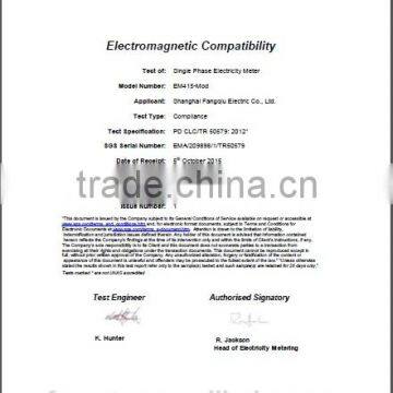 EM415-Mod MID Approved Single Phase Rs485 Smart Meter 220v Electric Meter Power Meter Din Rail photo-3