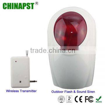 Wireless Outdoor Flash & Sound Siren With Adapter External Strobe Siren PST-OFS03