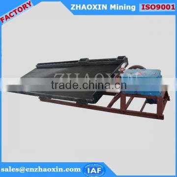 China manufacturer gold mining shaking table machine