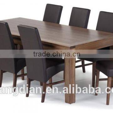 Wholesale long square table top wood restaurant dining table