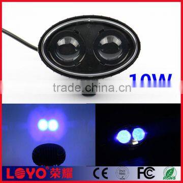 4'' Powerful 10W Rechargeable Blue Point Led Work Light for Offroad