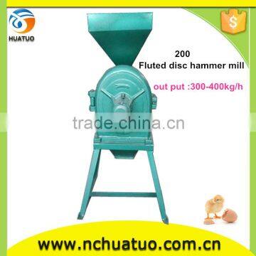 200 Fluted disc hammer mill with great price