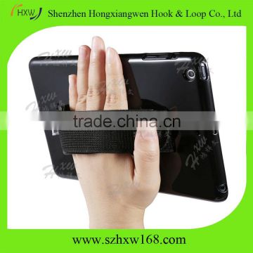 Custom logo adjustable Elastic hook loop band fit iPad Mini