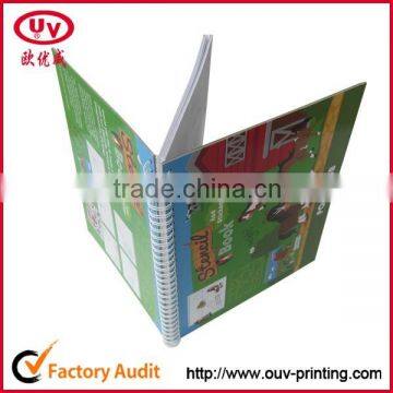 Cheap Price Customized Paper Cover Drawing Paper , Spiral Drawing Book