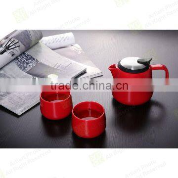 2015 Original design ZAKKA colorful combo ceramic teapot with infuser