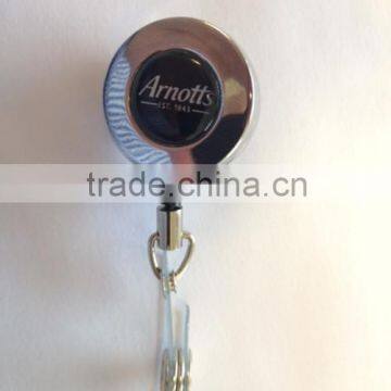 Custom Logo Plastic Retractable ID Badge Reel for Promotion