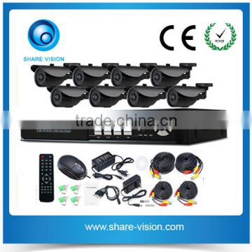 8CH Channel DVR Home CCTV Outdoor Security Surveillance Camera System 1TB HDD