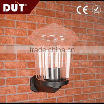 different types hardly breakable acrylic outdoor plastic wall light fixture