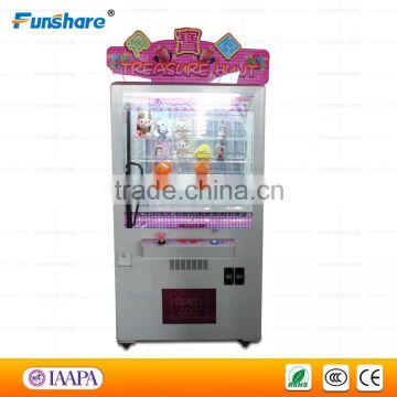 Funshare hot sale coin operated claw vending machine toy crane claw machine