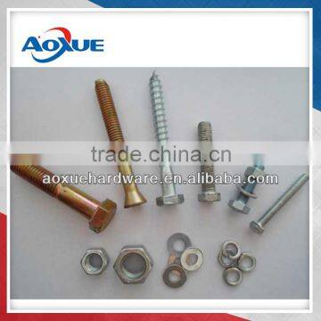 Hex Bolts and Nuts/flange Bolt Carbon Steel/stainless Steel