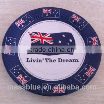 8inch Custom Logo Printed Paper Plates