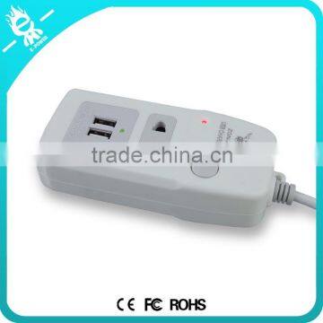 Extension Wall Electrical Switch Usb Socket Power Strip With 2 Usb Port Output photo-2