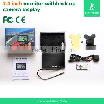 7 Inches Rear View Mirror Car Monitor/stand Alone Bracket photo-6