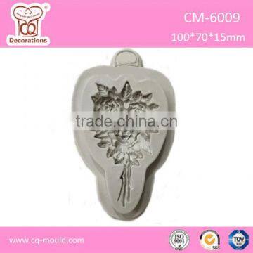 Custom Rose flower bouquet fondant molds for cake decorating, cupcake topper decoration blooming rose fondant mould