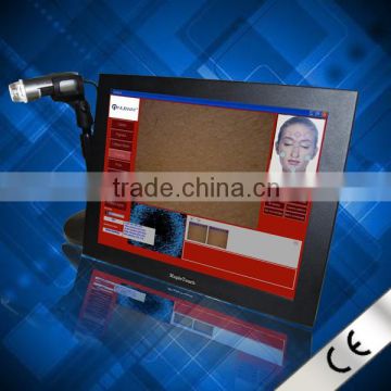 Wholesale price for CE approved best high tech skin analyzer / uv light facial skin analysis machine