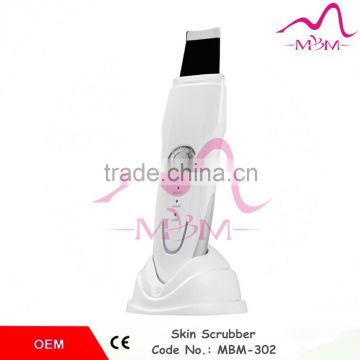 2015 newest dead skin removal machine ultrasonic Portable skin scrubber