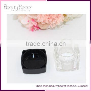 10ml Cosmetic Empty Jar Eye Shadow Makeup Cream Lip Balm Container Black photo-4