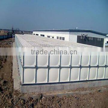 Top quality 10000 liter GRP water storage tank/fiberglass plastic water tank and SMC modular water tank