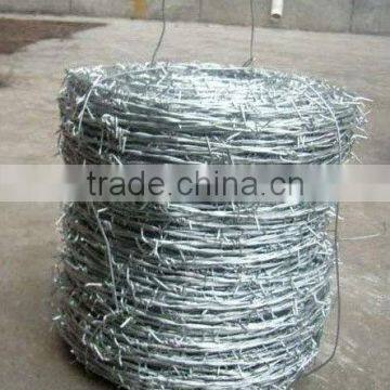 Barbed wire - Hot dipped galvanised BWG16 1.65 cm barbed length 200 meter roll length