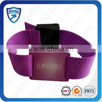 Popular wholesale festival items customized fabric wristbands for events