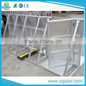 Wholesale trade crowd control equipment aluminum portable barricade with cable door