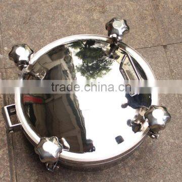 304 and 316 Stainless Steel Round Tank Manhole Cover photo-4
