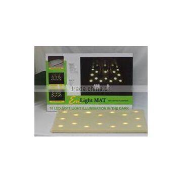LED LIGHTED FLOOR MAT,16 LED SOFT LIGHT ILLUMINATION IN THE DARK,16 LED LIGHTS MAT, LED MAT photo-3
