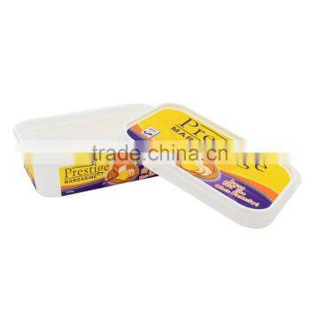 250g IML Rectangle Margarine Container, Soft Tub Margarine With Food Grade Packaging Supplier photo-5