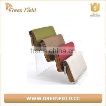 Ladies Hand Bags Women Wallet, Zipper Design Wallet Washable Kraft Paper photo-2