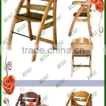 new style eco-friendly durable wooden baby chair for hot sale