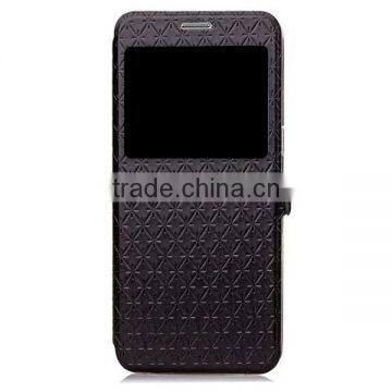 Embossing PU Leather Phone Case, Holder Stand Magnetic Flip Leather Case With Window For Samsung Note 7 photo-3