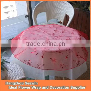 Charming Organza Table Cloth,Banquet Table Cloth