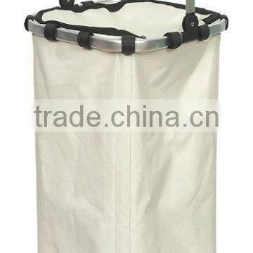 China Zhejiang Aluminum Frame Retangle Folding Laundry Basket